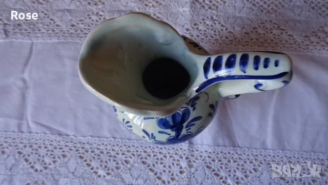 Кани- вази стил Арт Деко delft blue Нolland hand painted                                            , снимка 10 - Вази - 46987468