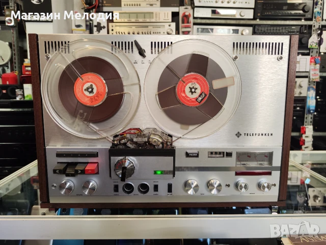 Ролков магнетофон Telefunken M 204 TS E 2 Профилактиран, работещ., снимка 4 - Аудиосистеми - 50737410