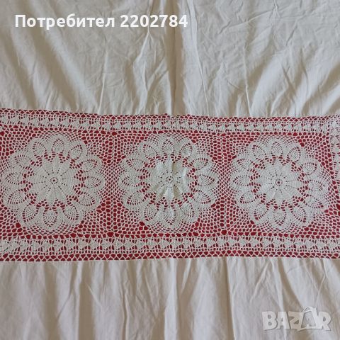 Покривка за маса,каре с бродерии., снимка 2 - Покривки за маси - 34030649