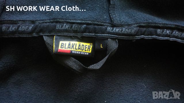 BLAKLADER Softshell Work Jacket 4949-2517 размер L работен суичър вятъроустойчив W4-195, снимка 14 - Суичъри - 46435276
