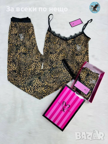 Victoria’s Secret Детска Лятна Пижама - Горнище Потник И Дълго Долнище Код SK1284, снимка 2 - Пижами - 54286020