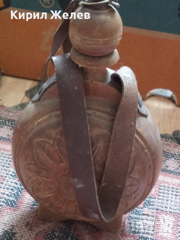 Стара дървена бъклица 53673, снимка 7 - Антикварни и старинни предмети - 53391006