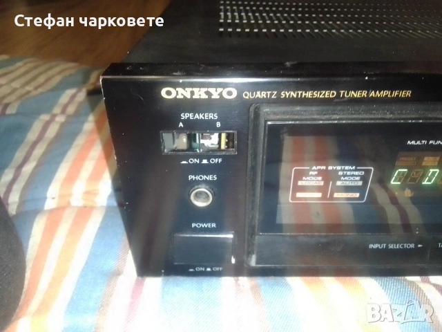 Усилвател със радио тунер ONKYO, снимка 6 - Ресийвъри, усилватели, смесителни пултове - 53195686
