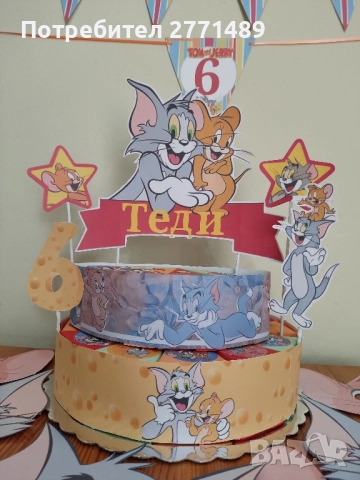 Хартиена/картонена торта за момиче , снимка 18 - Други - 51549141