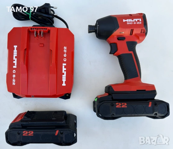 Hilti SiD 6-22 Nuron - Безчетков импакт 2х22V 4.0Ah като нов!