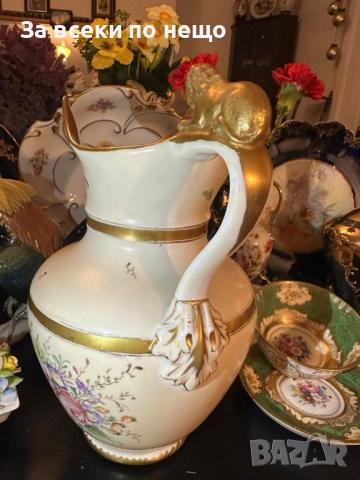 C. Tielsch and Company (C.T.) cobalt mark, Waldenburg – Altwasser, Germany (Poland). 1870 Код P1729, снимка 13 - Вази - 52970127