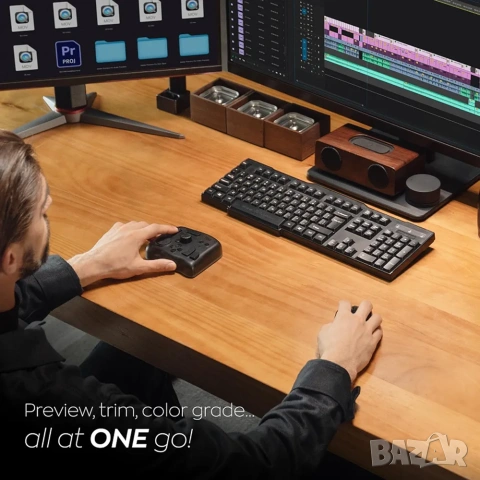 TourBox Elite: Bluetooth Контролер за Фото и Видео Обработка + Калъф , снимка 6 - Джойстици и геймпадове - 53288292