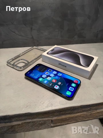 КАТО ЧИСТО НОВ Iphone 15 Pro Max 256 GB Black Titanium, снимка 9 - Apple iPhone - 54125139