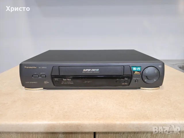 Panasonic nv-hd640 hi-fi Stereo vhs, снимка 2 - Плейъри, домашно кино, прожектори - 48236131