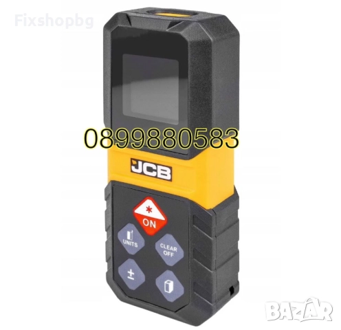 Лазерна ролетка с максимален обхват на измерване 30 метра JCB, снимка 2 - Измервателни инструменти - 51565006