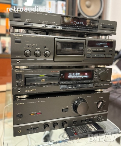 🔊Топ аудио система - сет Technics Class AA - усилвател, дек, сд, тунер + опция грамофон🔊, снимка 1