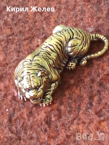 Бронзова фигурка на тигър 44645, снимка 7 - Колекции - 54170864