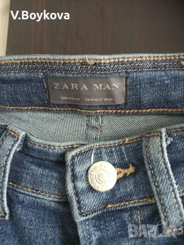 Мъжки дънки Зара Zara, снимка 2 - Дънки - 47301476