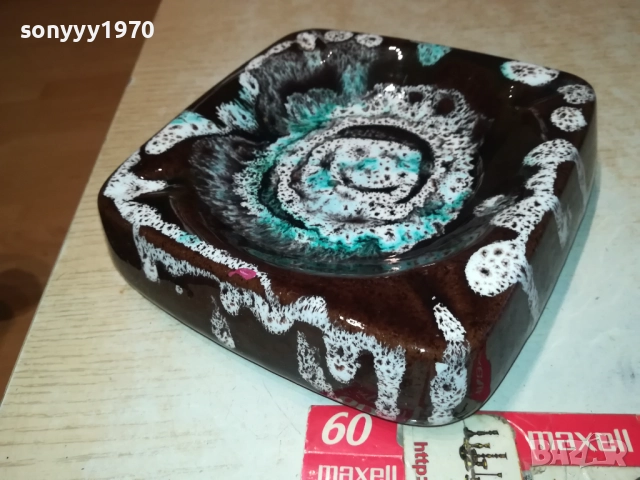 ПЕПЕЛНИК-ГОЛЯМ КЕРАМИКА 0111252021, снимка 2 - Антикварни и старинни предмети - 52258436