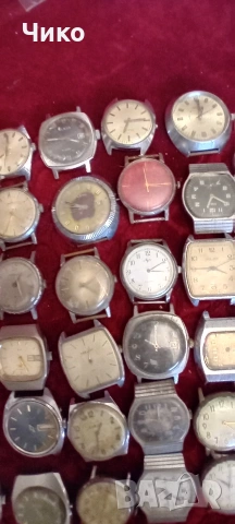 40бр руски механични ръчни мъжки часовници , снимка 11 - Антикварни и старинни предмети - 53713072