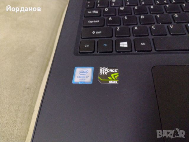 Acer Aspire V 15 Nitro 15.6''FHD/Core i7 6500U/16gb.ram/256ssd./1tb.hdd/GTX950 4gb., снимка 3 - Лаптопи за игри - 46333546