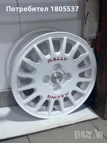 Рали джанти 15цола 4х100, снимка 3 - Гуми и джанти - 50920903