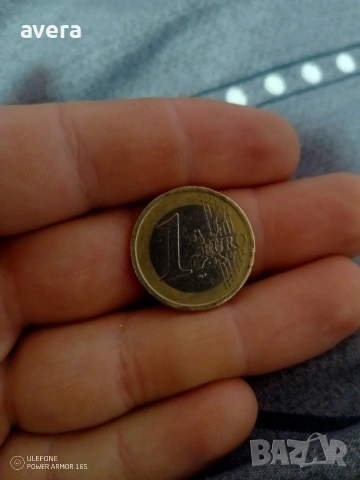 монета от едно евро 