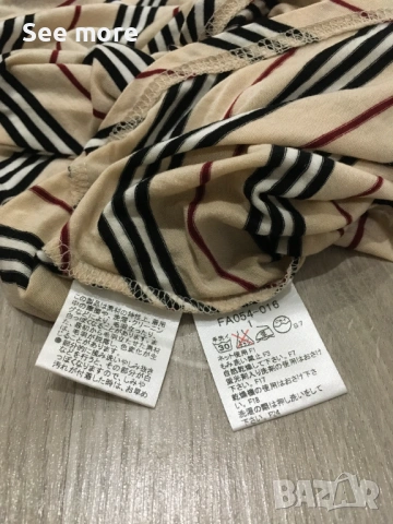 BURBERRY дамска блуза Made for Japan S/M, снимка 8 - Блузи с дълъг ръкав и пуловери - 53999262