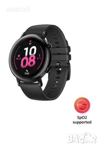 Часовник Smartwatch Huawei Watch GT 2, 42 мм, Matte Black , снимка 8 - Мъжки - 49539575