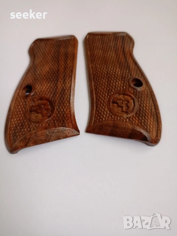 Дървени чирени за пистолет CZ 75 Compact, снимка 4 - Оборудване и аксесоари за оръжия - 53730495