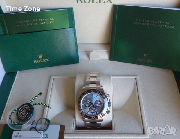 Rolex Cosmograph Daytona 40mm Platinum Ice Blue Dial Ceramic Automatic Различни Варианти, снимка 2 - Мъжки - 54042743