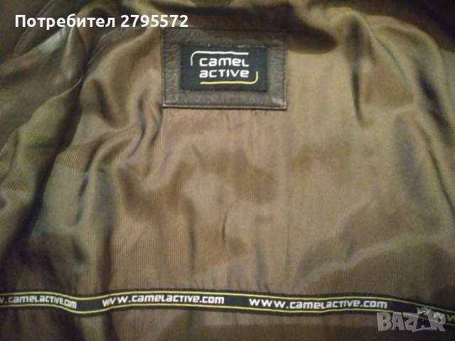 Мъжко кожено яке Camel Active, снимка 4 - Якета - 53694940