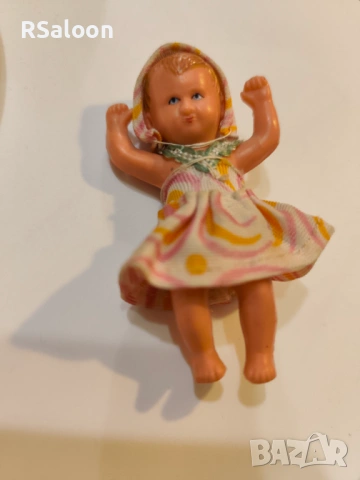 Стара Мини кукла малка кукла, снимка 3 - Антикварни и старинни предмети - 53102769