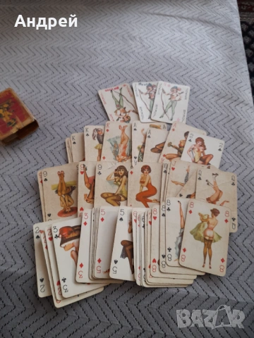Стари Еротични карти за игра #21, снимка 2 - Карти за игра - 53024973