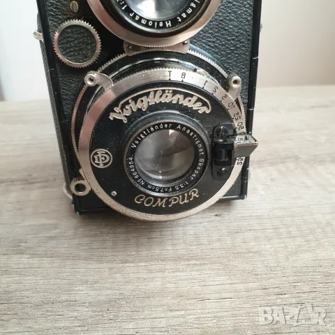 Стар Фотоапарат Voigtlander Superb Camera 1:3,5 F=7,5cm, снимка 4 - Антикварни и старинни предмети - 49200574