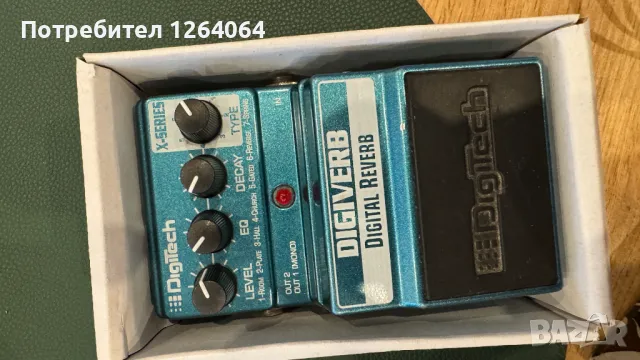 Digitech X-Series Digiverb Stereo Digital Reverb, снимка 1 - Китари - 48177478