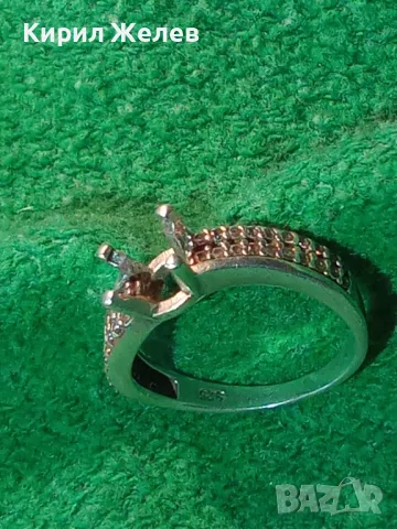 СРЕБЪРЕН ПРЪСТЕН Тип ГОДЕЖЕН СРЕБРО 925 с ЦИРКОНИ и ГНЕЗДО За ВГРАЖДАНЕ на СКЪПОЦЕНЕН КАМЪК 49719, снимка 13 - Пръстени - 49757633