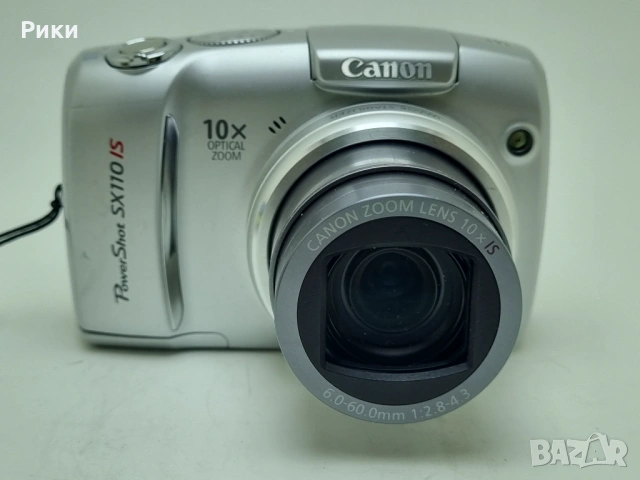 Canon PowerShot SX100 IS-8.0MP Silver10X Optical Zoom Digital Camera w/Case, снимка 4 - Фотоапарати - 53804914