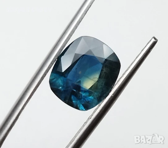 Сапфир с цвета на Карибите - 1.50кт.! Нов!, снимка 9 - Пръстени - 47267772