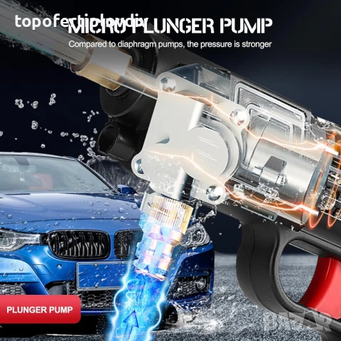 Акумулаторна водоструйка Cordless Pressure Washer Kit,Гаранция, снимка 5 - Градинска техника - 51226903