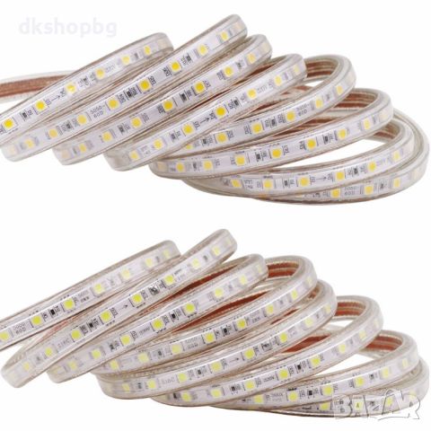 2791 Водоустойчива LED лента с 60 или 180 диода на метър , снимка 11 - Лед осветление - 45437181