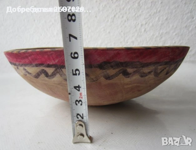 копанка и Голямо старо дървено ренде, метал - месинг  и дърво, снимка 8 - Други ценни предмети - 30131361