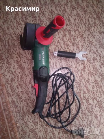 Ъглошлайф parkside , снимка 2 - Куфари с инструменти - 50589503