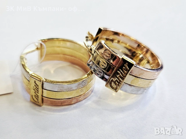 Златни обеци 6.14гр 00251-25, снимка 2 - Обеци - 53403356