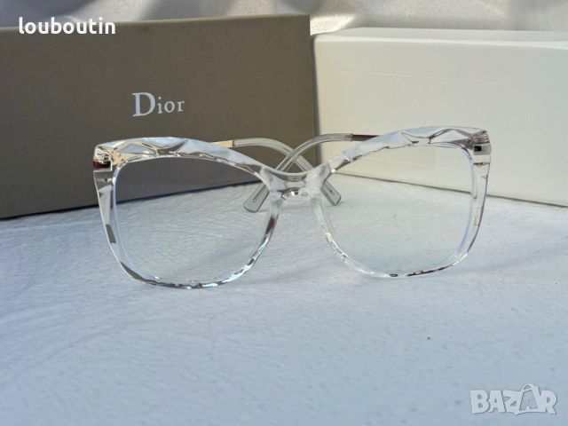 Dior диамант очила за компютър диоптрични рамки.прозрачни слънчеви, снимка 6 - Слънчеви и диоптрични очила - 45209413