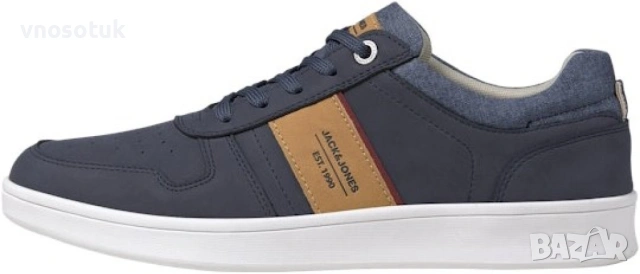 Мъжки кецове  JACK AND JONES  Navy -№ 42, снимка 2 - Кецове - 53150222