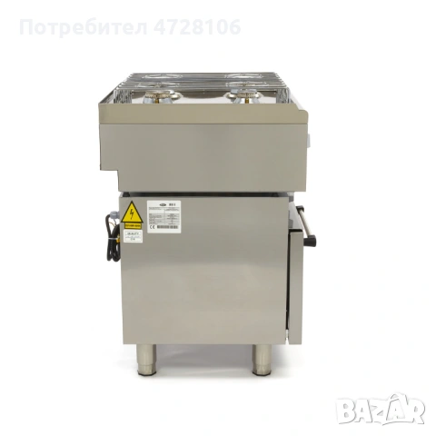 Професионална електрическа фурна – с горен и заден нагревател, за 4-котлонен плот, 3 kW, снимка 3 - Обзавеждане на кухня - 53823983