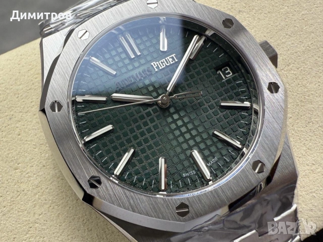 Наличен! Audemars Piguet ROYAL OAK green, Ref. 15510ST