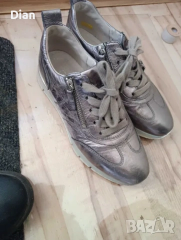 Сребристи маратонки дамски, снимка 4 - Маратонки - 53771730