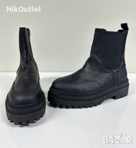 Selected leather boot, снимка 3 - Дамски боти - 45334215