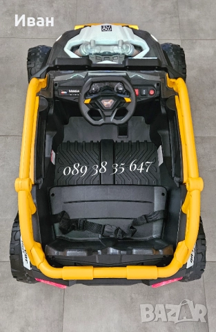 ТОП ЦЕНА!НОВО!Акумулаторен джип Kansas WHITE с 24V батерия,EVA гуми,4x4,USB, снимка 10 - Електрически играчки - 51764872
