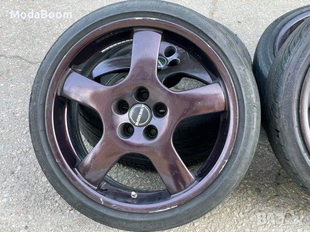 Лети Джанти 5х100 17 цола VW Seat Skoda Audi Toyota Subaru ET 35 J 8 Централен отвор 64 с втулка към, снимка 3 - Части - 46624921