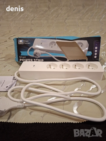 Смарт удължител LSC Smart Connect, 4 гнезда, бял, 1,5 м, съвместим с Alexa и Google Assistant, снимка 2 - Друга електроника - 52878059