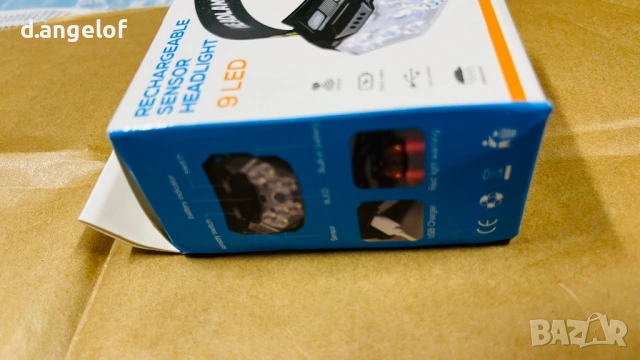 Супер мощен челник лед фенер, снимка 2 - Къмпинг осветление - 53421148