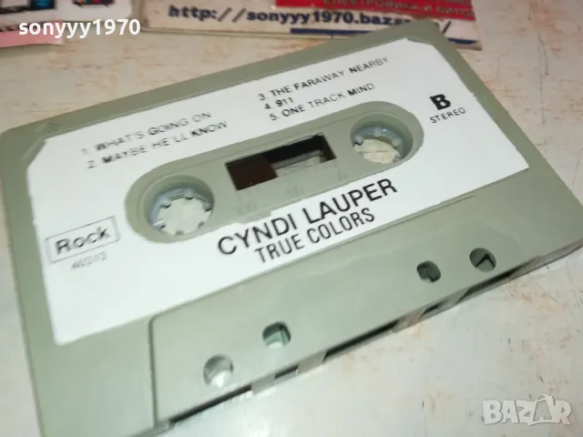 SYNDI LAUPER TRUE COLORS-ORIGINAL TAPE 2112240509, снимка 6 - Аудио касети - 48421414